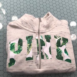 victoria secret PINK half zip hoodie